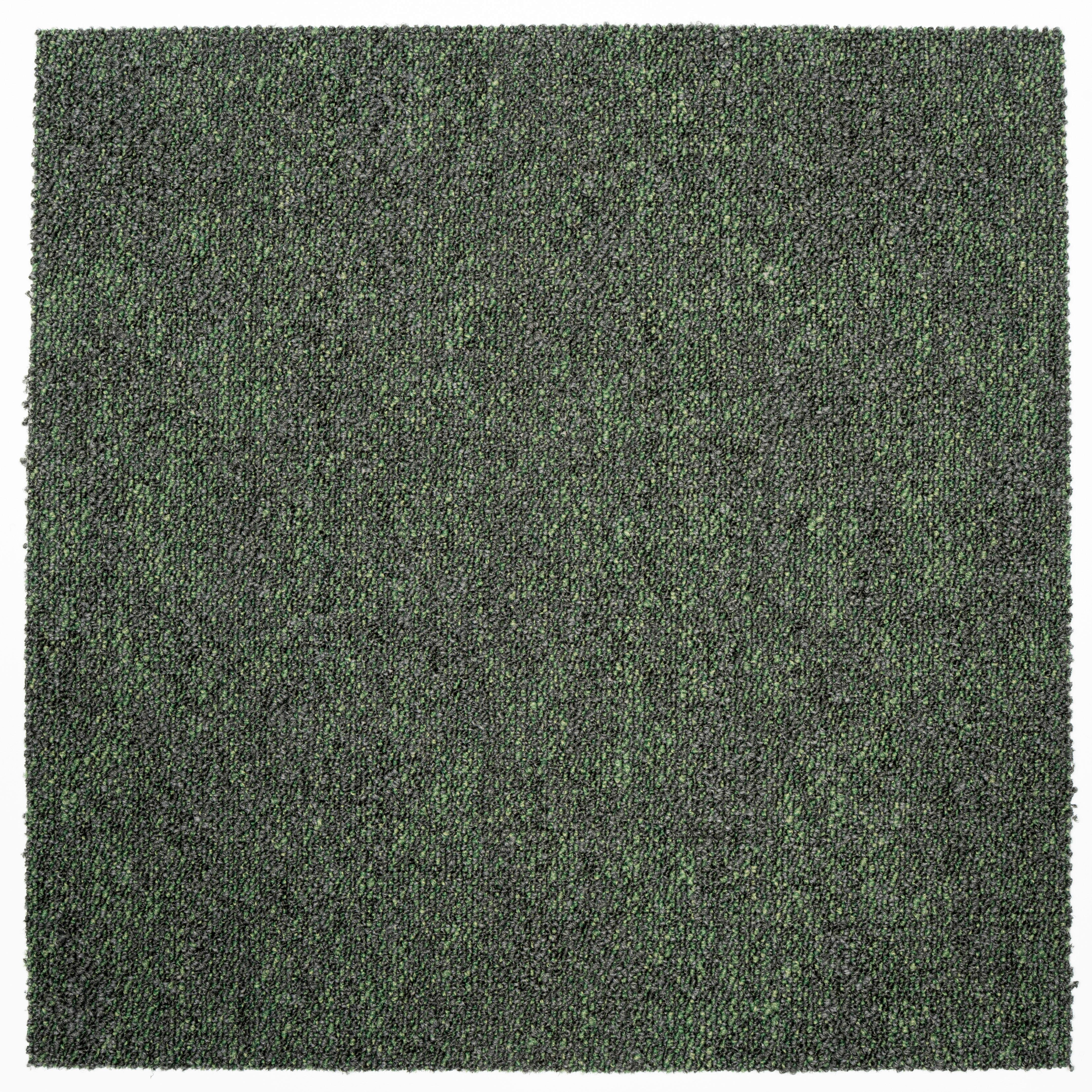 Teppichfliese Waldgrün Marble 50x50 cm Florhöhe 3 mm - Waldgrün, Basics, Textil (50/50cm)
