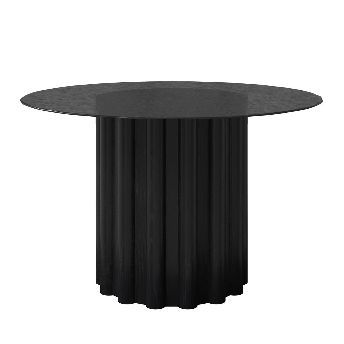Jídelní stůl Zelia, P: 120  cm - černá, Moderní, dřevo/kompozitní dřevo (120/75/120cm) - Bessagi Home