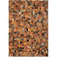 Lederteppich Labelstar Naturfarben 170x240 cm - Multicolor, Basics, Textil (170/240cm) - Novel