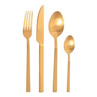 Besteckset Duke Satin Gold Goldfarben - Goldfarben, Basics, Metall - Pintinox
