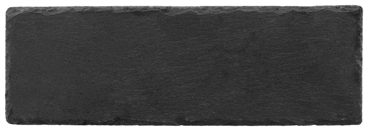 SERVÍROVACÍ PODNOS STONEY - S - černá, Moderní, plast/kámen (30/10/0,7cm) - Zandiara