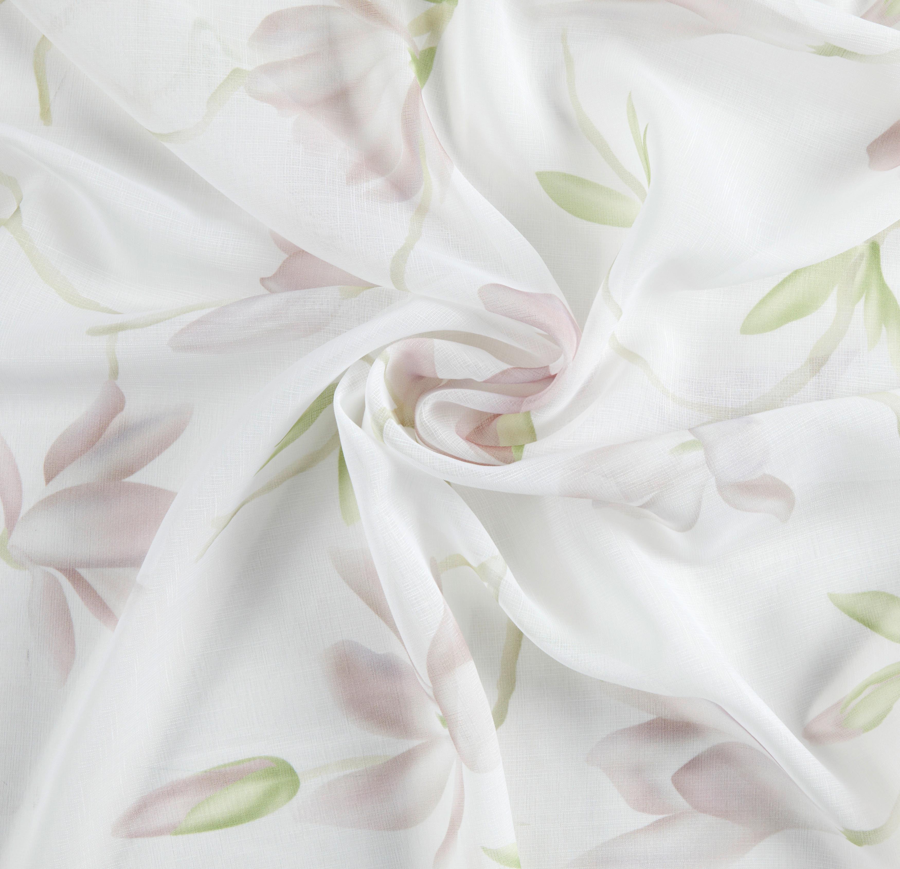 HOTOVÝ ZÁVES Magda, 140/245 cm - pink, Basics, textil (140/245cm) - Modern Living
