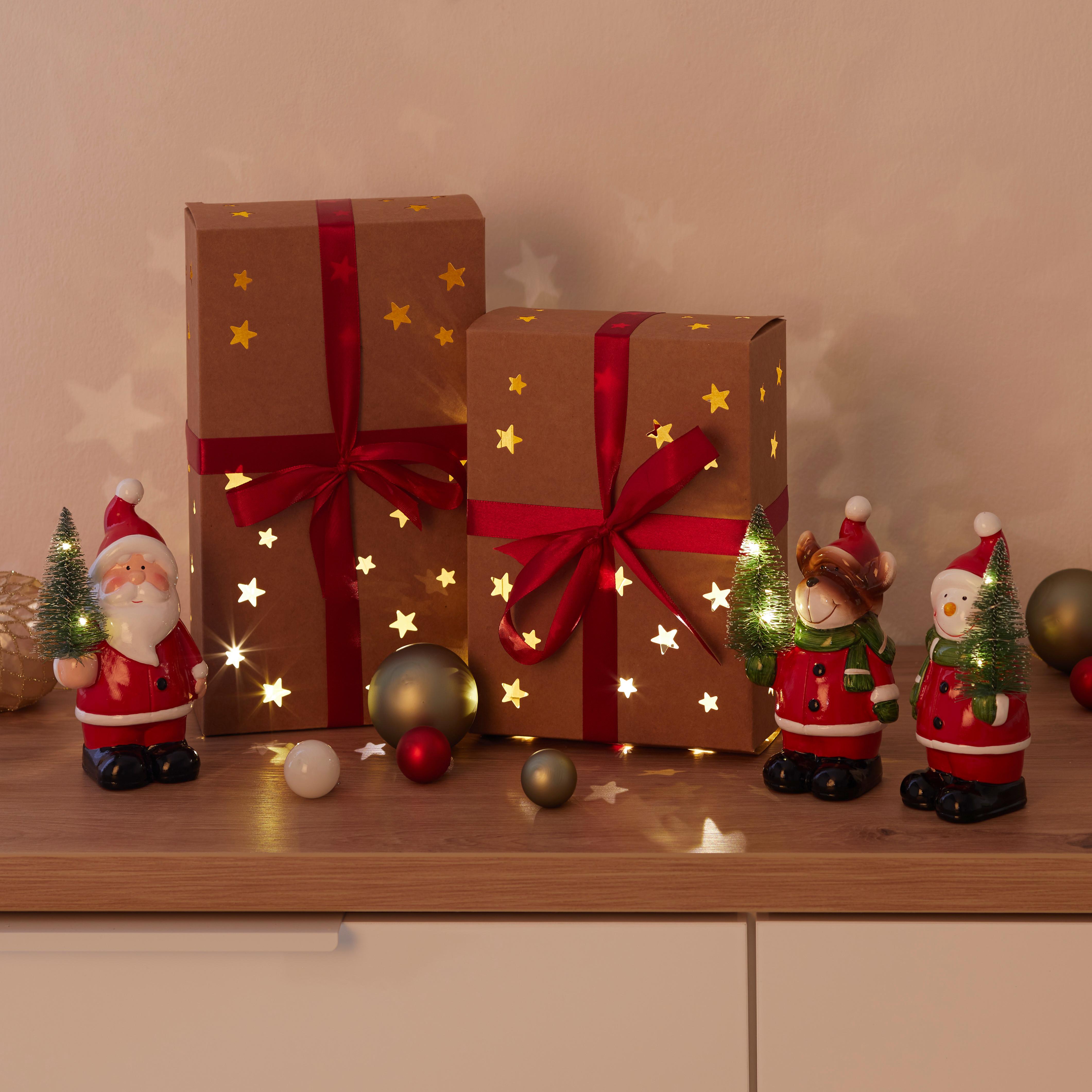 Led Dekoračné Svietidlo Friedrich-Paz,vrát. 2xlr44 Bat - čierna/biela, Konvenčný, keramika (9.5/14.5cm) - Modern Living
