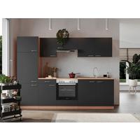 Küchenblock Gerda Küchenblock 270 cm - Buchefarben/Grau, Basics, Holzwerkstoff (270cm) - Respekta