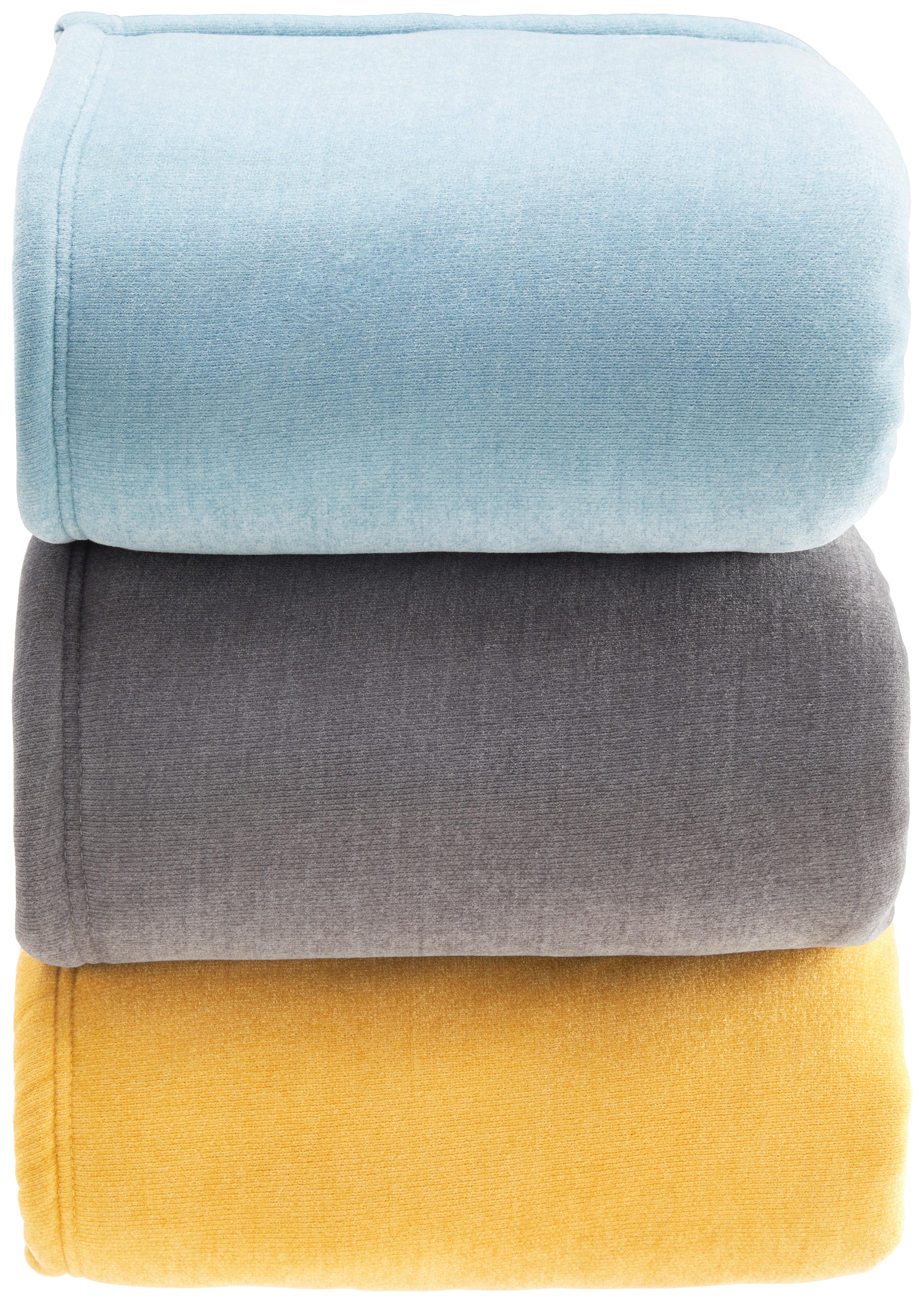 Kuscheldecke Bernadette - Anthrazit, MODERN, Textil (150/200cm) - Luca Bessoni