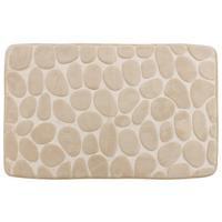 Badematte Stone 50x80 Cm Beige, Rutschhemmend - Beige, MODERN, Textil (50/80cm) - Luca Bessoni