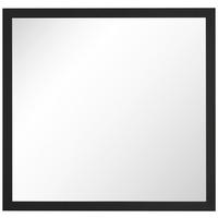 Wandspiegel Welcome B: 88,4, Schwarz Matt - Schwarz/Eiche Artisan, MODERN, Glas/Holzwerkstoff (88,3/84/2cm)