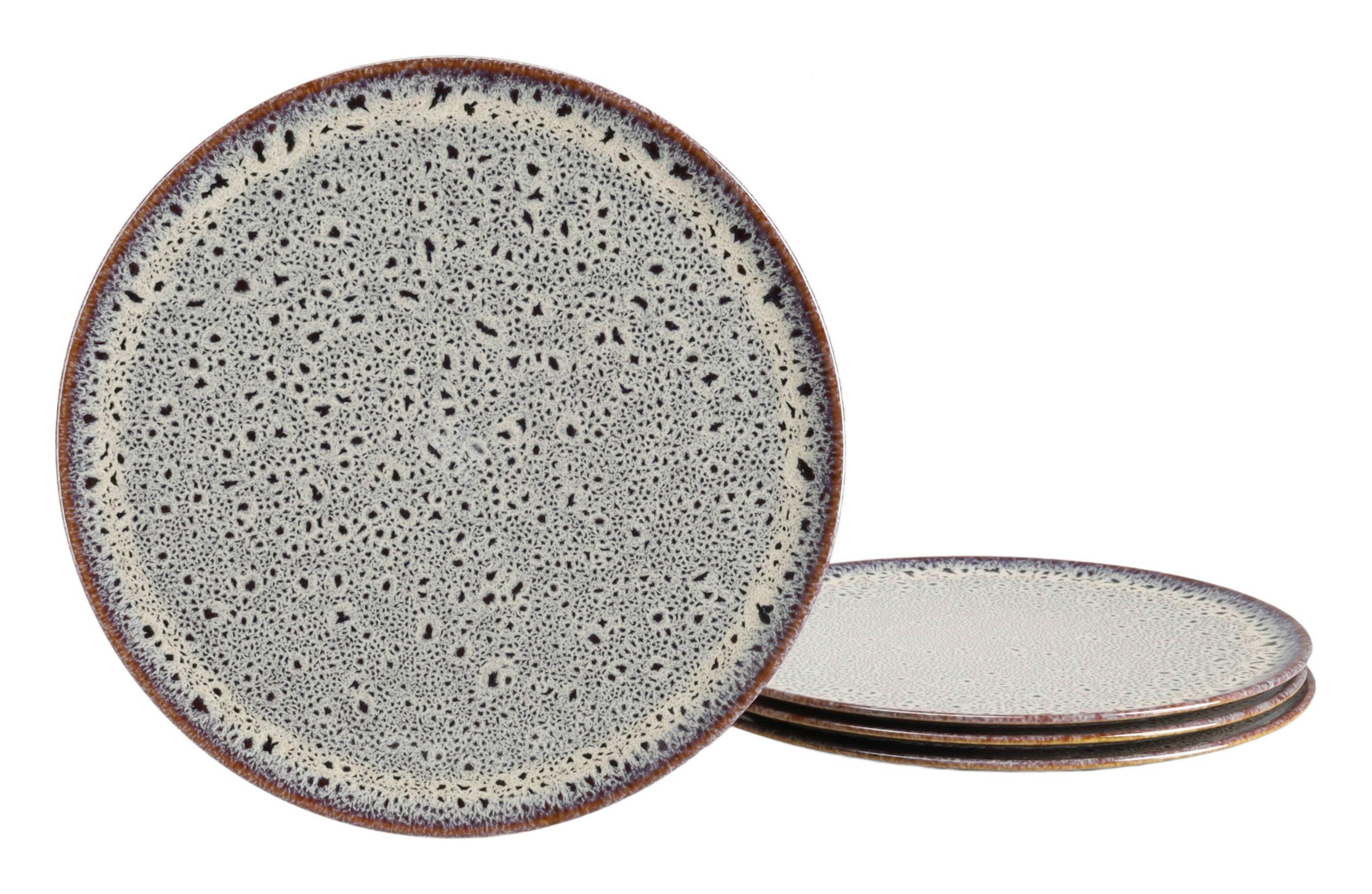 Pizzateller Ø 33 cm Steinzeug, creme - Creme, Basics, Keramik (33cm) - Creatable