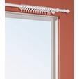Rundstangengarnitur Benno Metall/Kunststoff/Weiß L:140cm - Weiß, KONVENTIONELL, Kunststoff/Metall (140cm) - Ondega