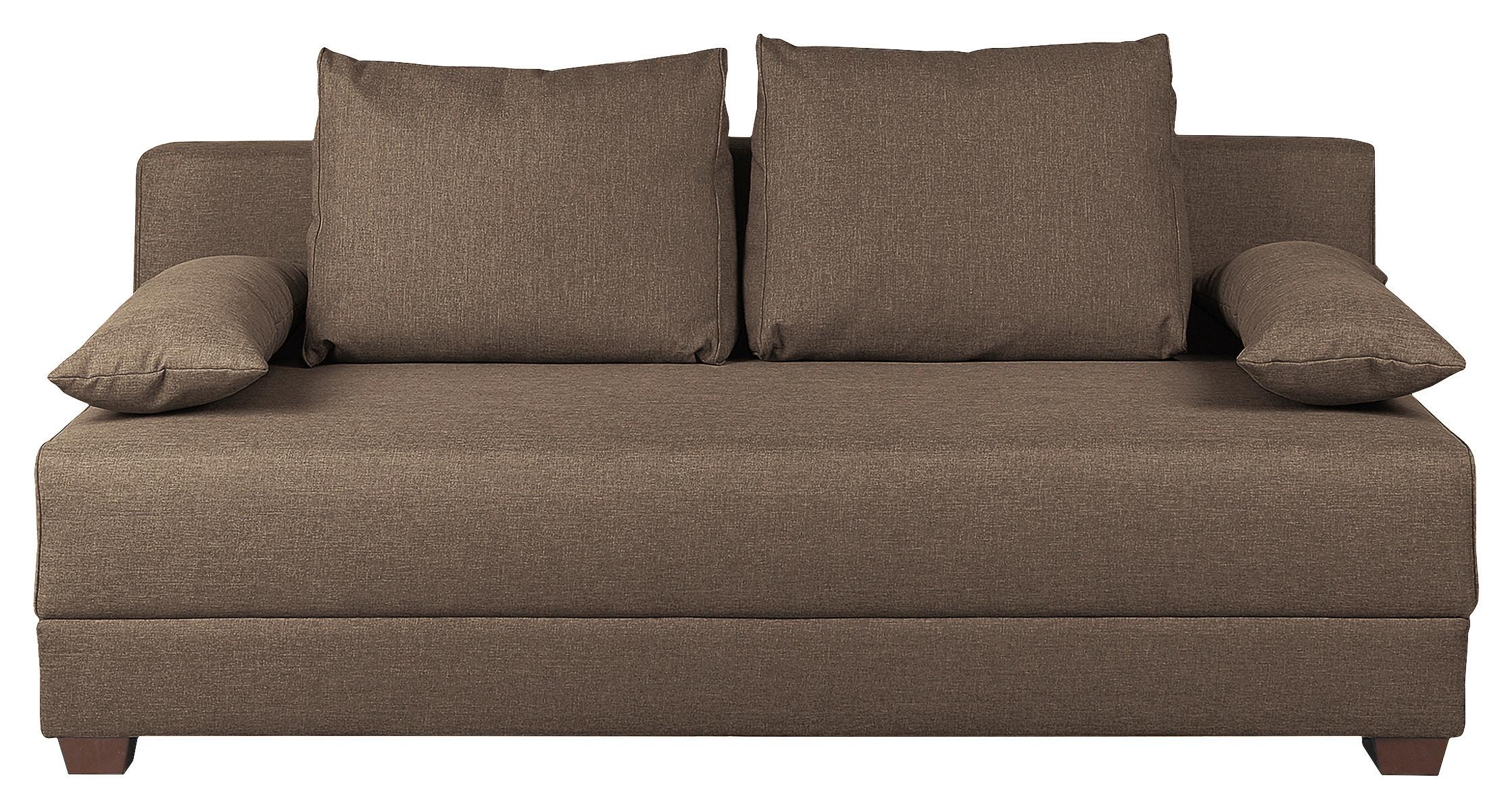 Schlafsofa Dingo, Braun B: 202 cm