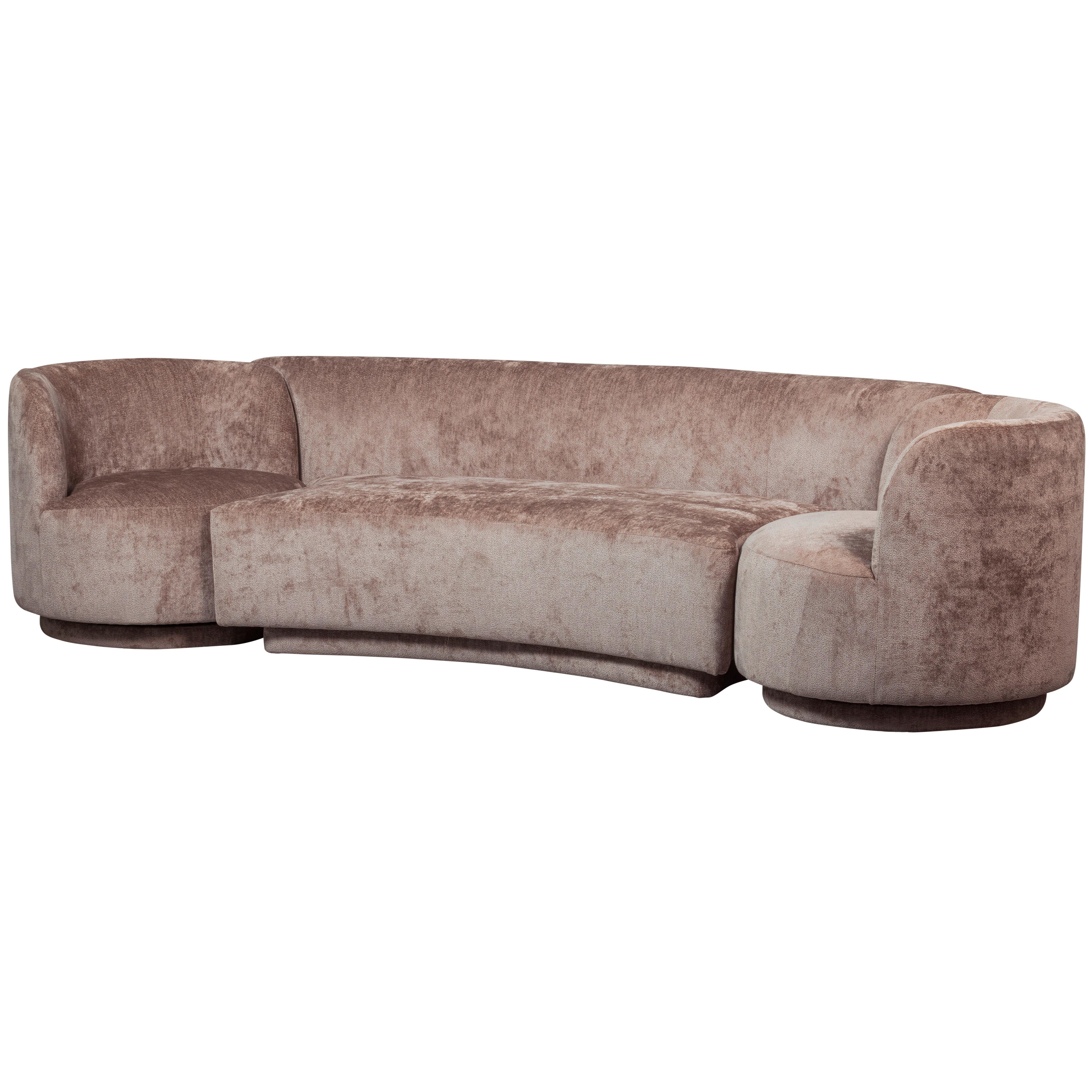 Bigsofa Popular Taupe B: 290 Cm - Taupe, Design, Textil (290/72/97cm) - Livetastic