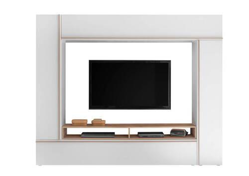 Szekrénysor Frame - tölgyfa/fehér, Design, faalapú anyag (234/191/36cm) - MID.YOU