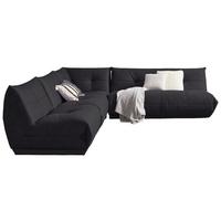 Ecksofa Giselle Schwarz S: 315x285 cm - Schwarz, Trend, Textil (315/285cm) - Livetastic