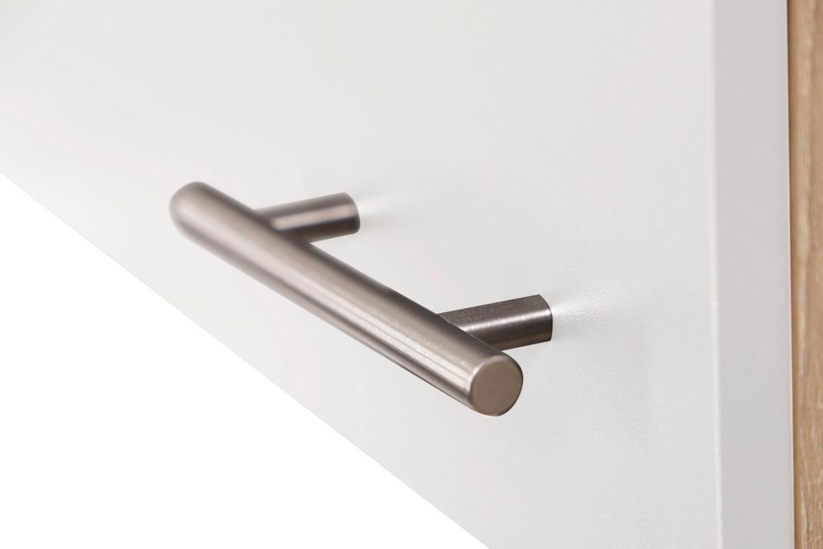 Miniküche Merle Weiß/Eiche Dekor B:150cm - Eichefarben/Weiß, Basics, Holzwerkstoff (150cm) - Respekta