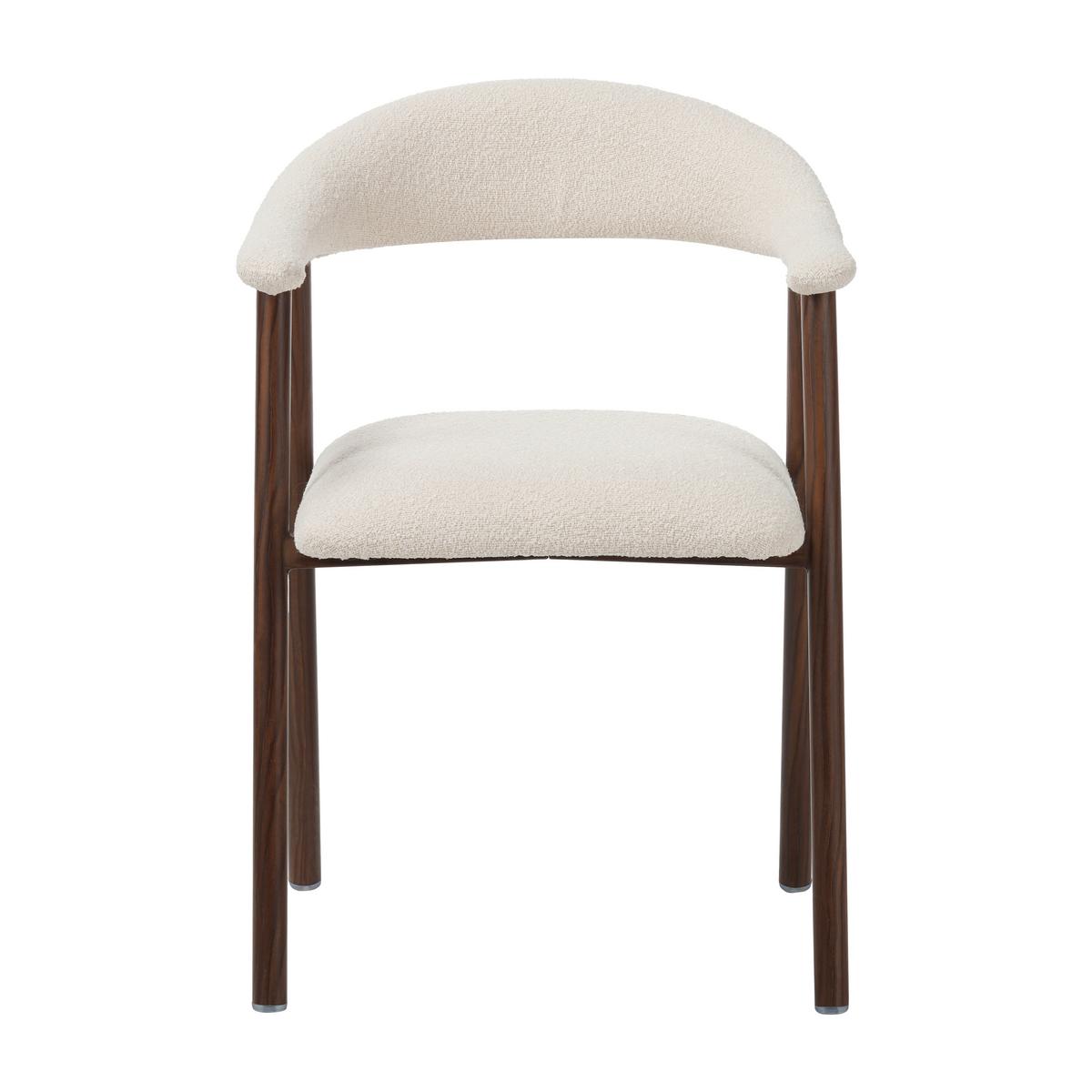 ARMLEHNSTUHL-SET Suki Elfenbein B: 55cm - Elfenbein, MODERN, Textil/Metall (55/82/55cm) - Livetastic