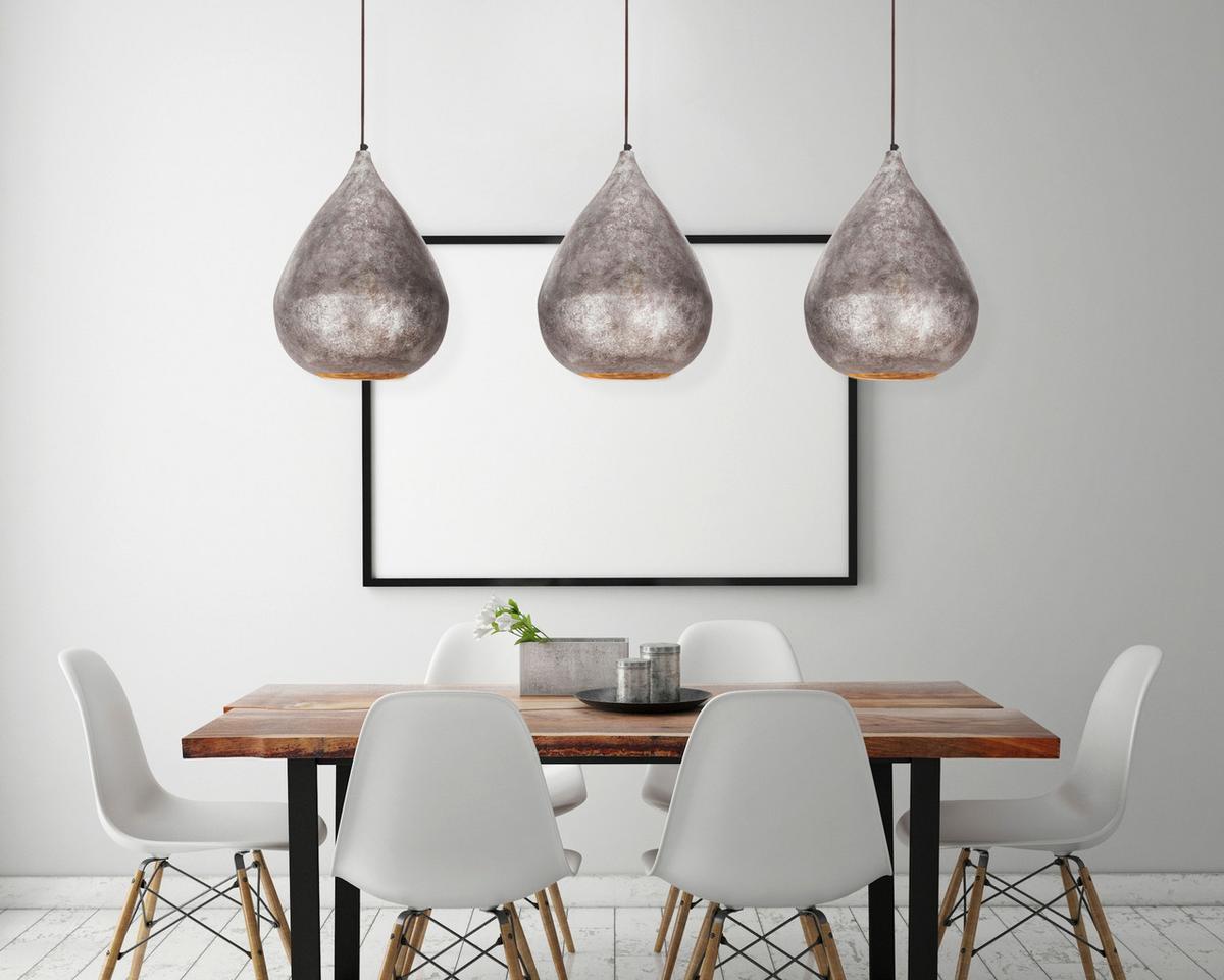 Hängeleuchte Loft Style Bronze - Bronzefarben, Basics, Metall (33/33/44cm) - Kayoom