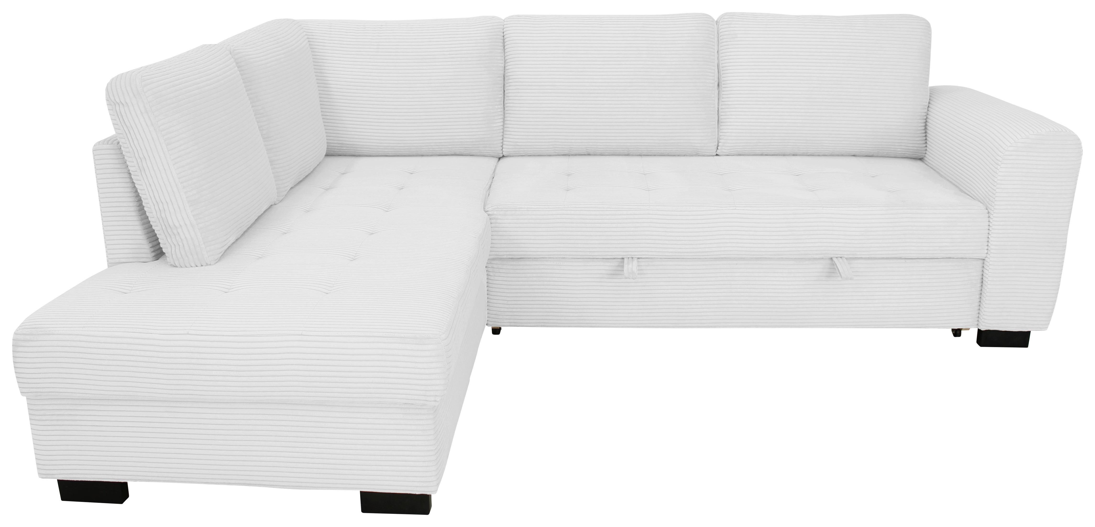 Ecksofa John Silberfarben S: 178x239 cm