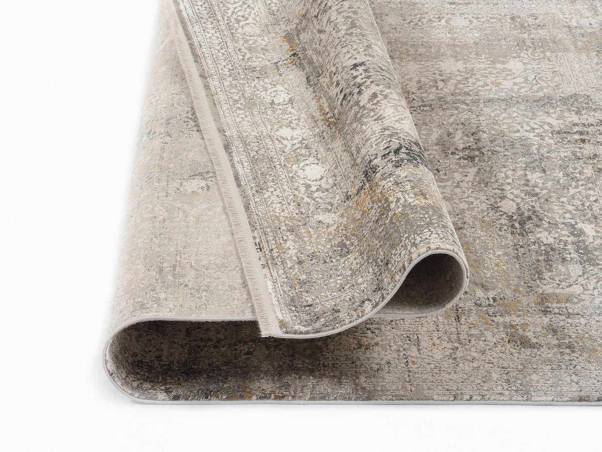Webteppich Multicolor Avignon 240x240 cm - Dunkelgrau/Hellgrau, Design, Textil (240/240cm) - Dieter Knoll