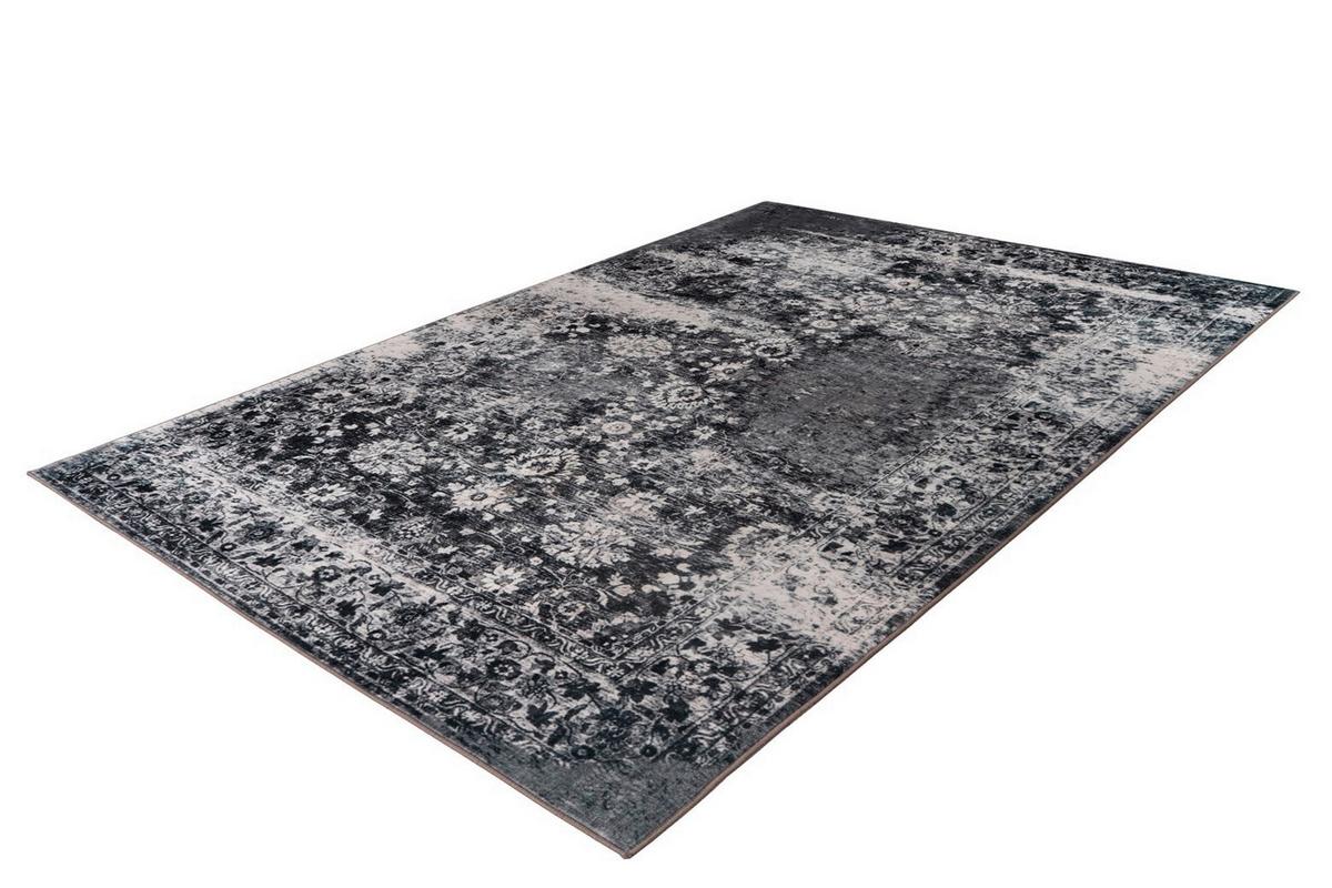 Flachwebteppich Grau Saphira 120x170 cm - Grau, KONVENTIONELL, Textil (120/170cm) - Kayoom