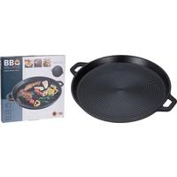 Grillpfanne Schwarz, Eisen - Schwarz, Basics, Metall (40.5/34/3.1cm)