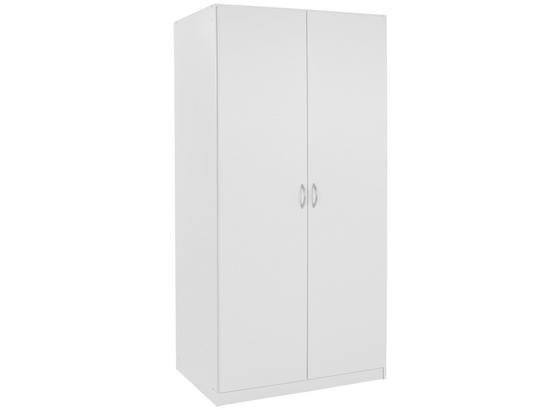 Drehtürenschrank Karo 2trg - Weiß, KONVENTIONELL, Holz/Holzwerkstoff (91/197/54cm) Drehtürenschrank Karo 2trg - Weiß, KONVENTIONELL, Holz/Holzwerkstoff (91/197/54cm)