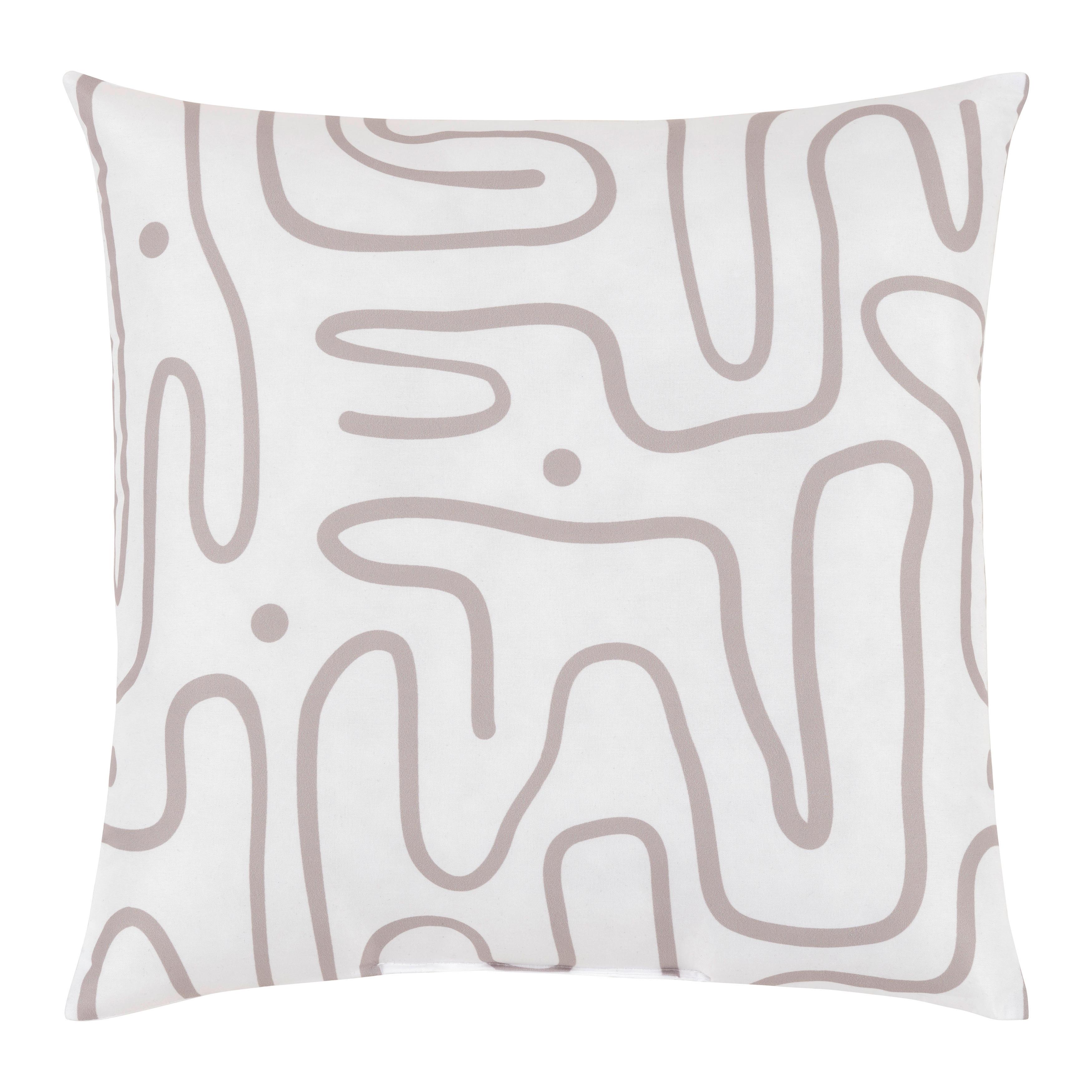 DEKORAČNÍ POLŠTÁŘ BETTY - bílá/béžová, Konvenční, textil (40/40cm) - Mömax