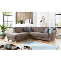 Ecksofa Gotland taupe, 212x257 cm - Taupe/Naturfarben, KONVENTIONELL, Textil (212/257cm) - Sit & More