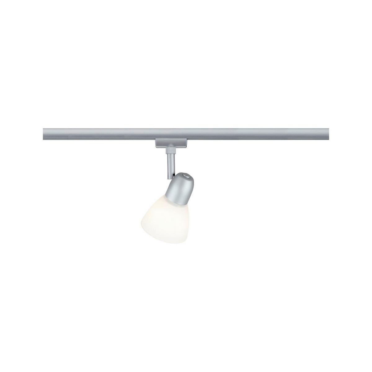 Schienensystem-strahler 96986 Urail Caps - Chromfarben/Opal, Design, Glas/Metall (8,3/14,8cm) - Paulmann