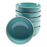 SADA MISEK NA OMÁČKU NATURE COLLECTION - tyrkysová, Trend, keramika (11,5cm) - Creatable