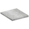Arbeitsplatte Fasola - Grau, Trend, Holzwerkstoff (60/3/60cm) - MID.YOU