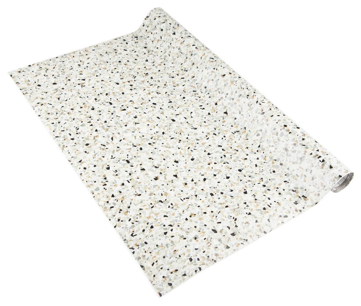 Klebefolie Steinoptik Granit Mix 45x150 cm - Schwarz/Weiß, Basics, Kunststoff (45/150cm)