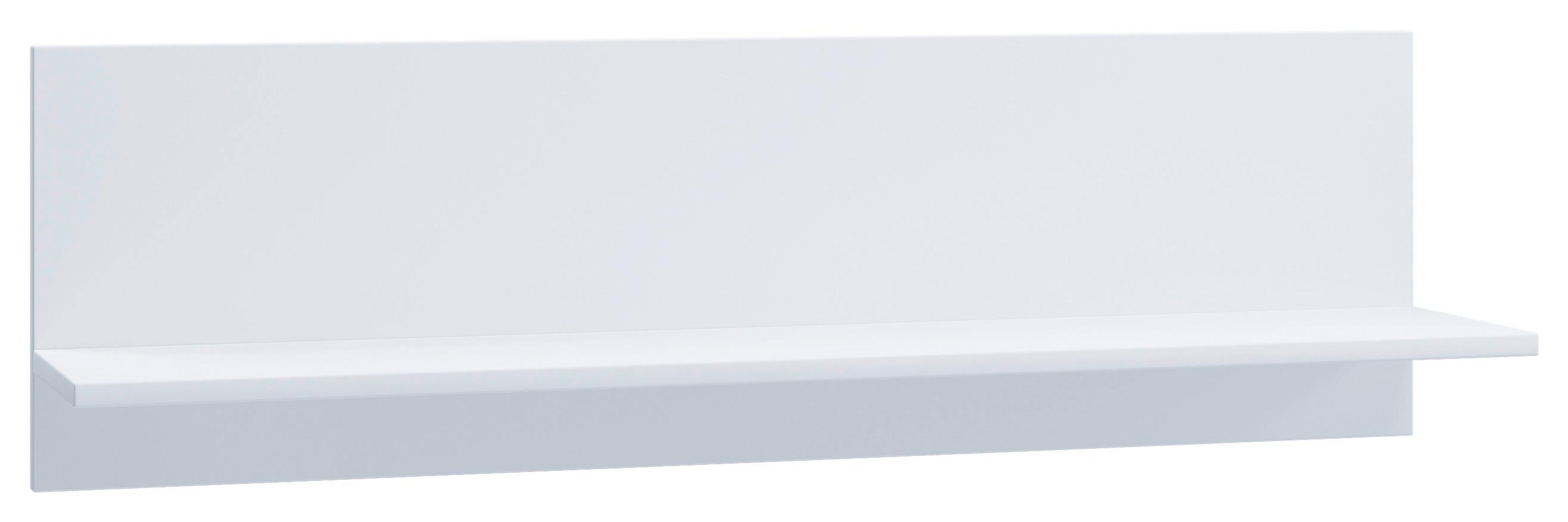 Wandregal Usilo Weiß B: 102 cm - Weiß, Design, Holzwerkstoff (102/30/20cm) - MID.YOU