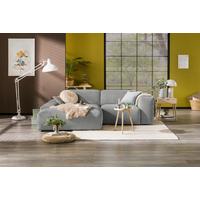 Ecksofa Hannah Hellgrau 170x252 Cm - Hellgrau/Schwarz, Design, Textil (170/252cm) - MID.YOU