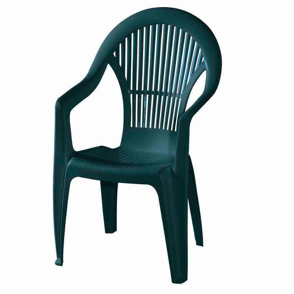 Gartensessel Stapelbar Kunststoff - Grün, KONVENTIONELL, Kunststoff (54/93/57cm) - Siena Garden