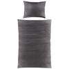 Bettwäsche Valeria - Anthrazit, MODERN, Textil (140/200cm) - Luca Bessoni