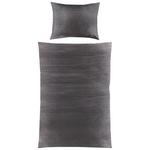 Bettwäsche Valeria - Anthrazit, MODERN, Textil (140/200cm) - Luca Bessoni