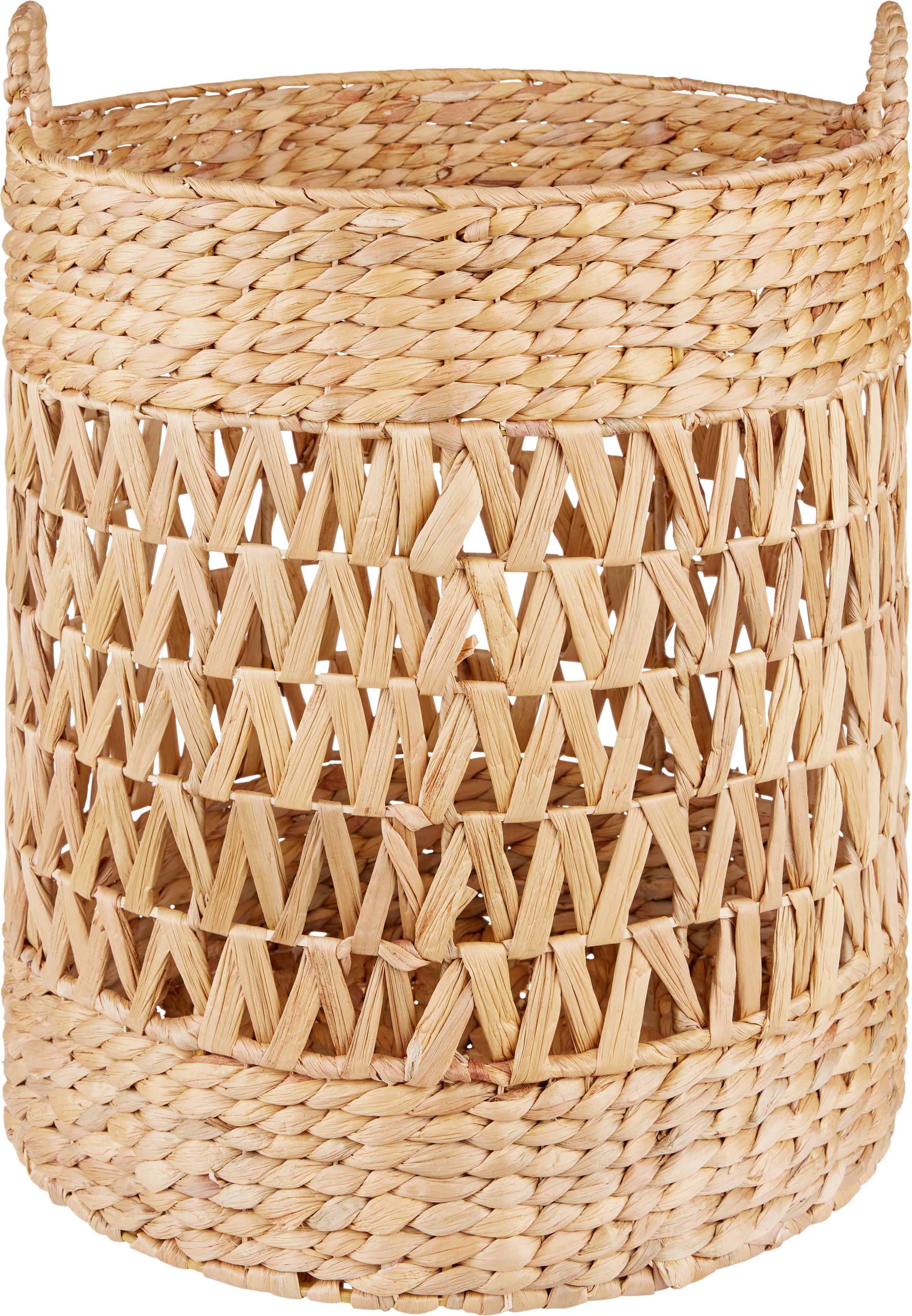Korb Jonathan - Naturfarben, KONVENTIONELL, Naturmaterialien/Metall (41/52cm) - Luca Bessoni