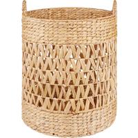 Korb Jonathan - Naturfarben, KONVENTIONELL, Naturmaterialien/Metall (41/52cm) - Luca Bessoni