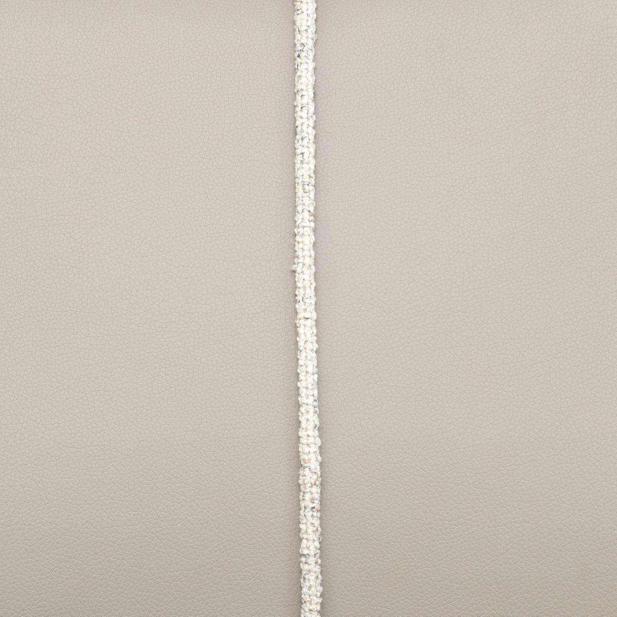 Armlehnstuhl Darcy Lederlook Grau 360° Drehbar - Champagner/Grau, KONVENTIONELL, Textil/Metall (61/82,5/61cm) - Livetastic