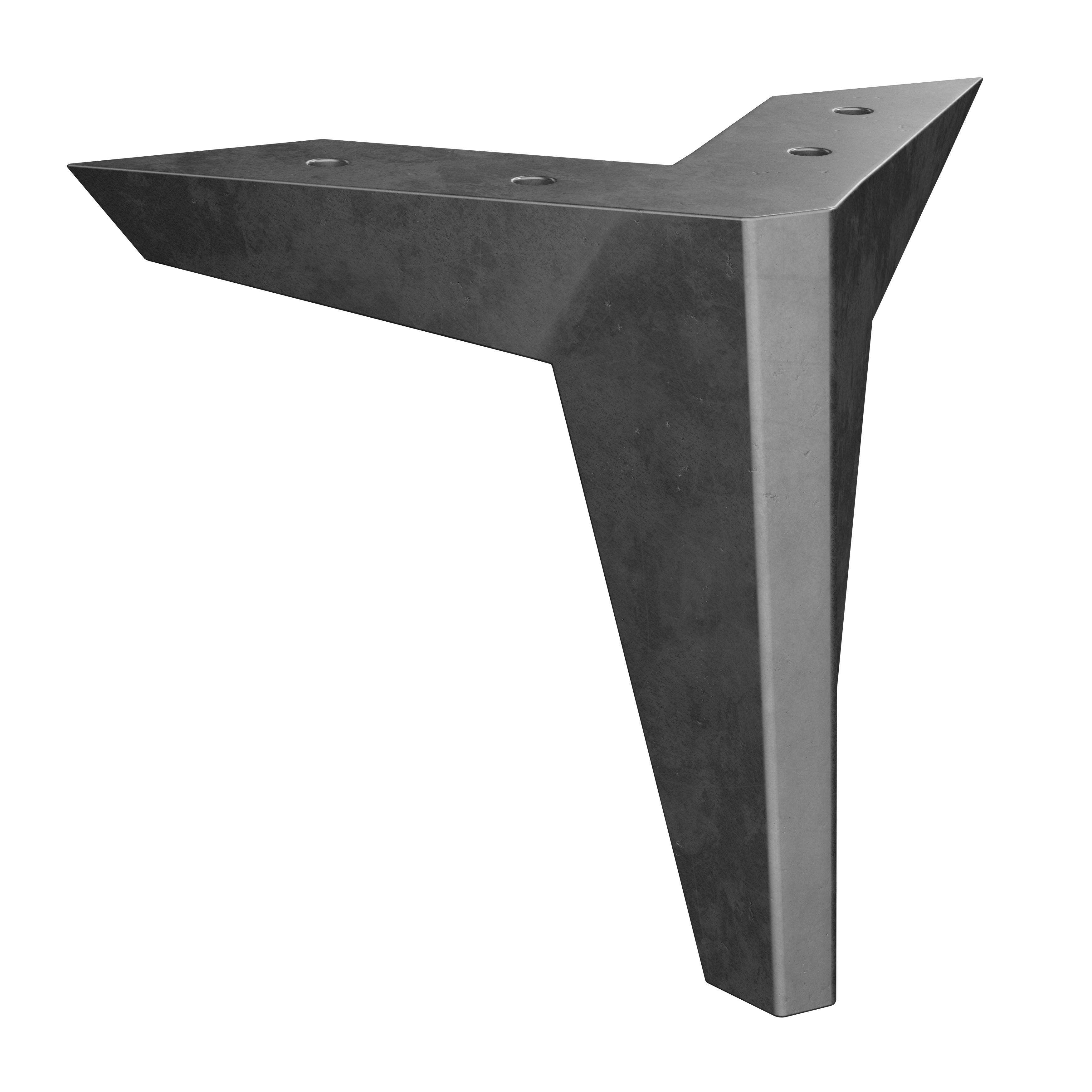 Fußset Passend Zu Unit Elements - Alufarben, MODERN, Kunststoff (12cm) - Ondega