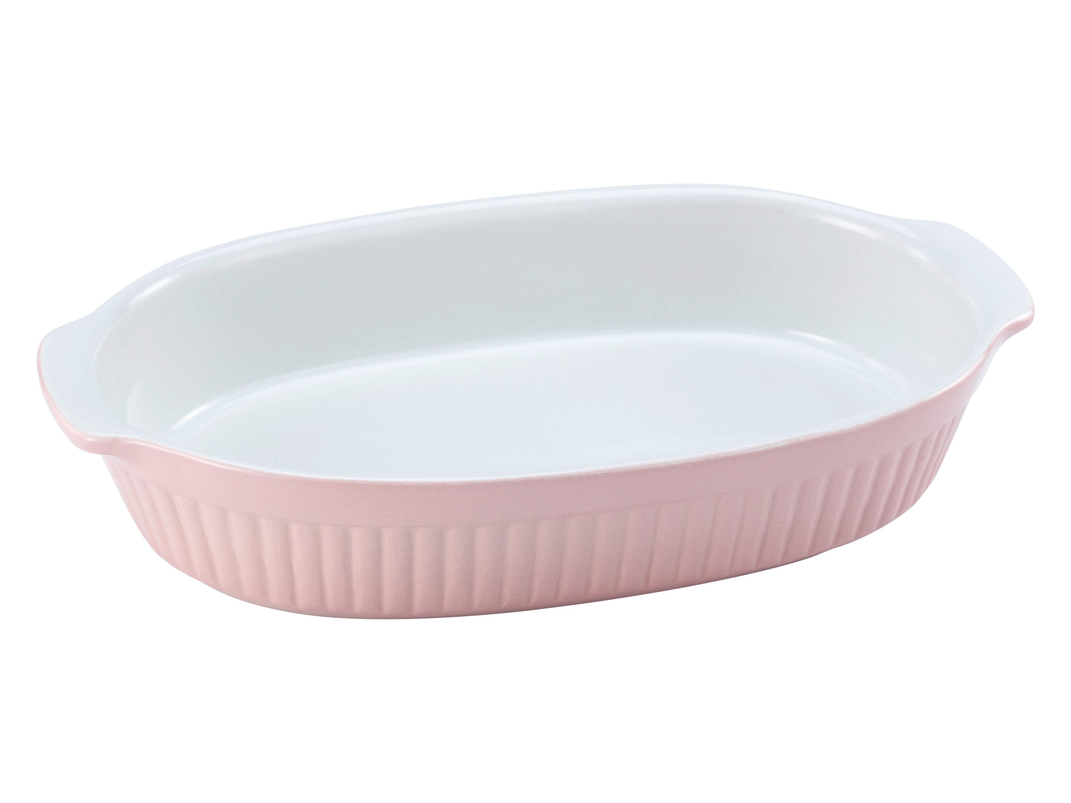 Auflaufform Keramik Classic L/b/h: Ca. 33,5/19/5 Cm - Rosa, KONVENTIONELL, Keramik (33,5/19/5cm) - Creatable