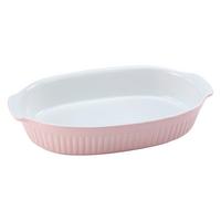 Auflaufform Keramik Classic L/b/h: Ca. 33,5/19/5 Cm - Rosa, KONVENTIONELL, Keramik (33,5/19/5cm) - Creatable