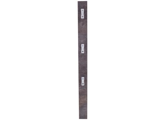 Šatní Lišta Enzo - tmavě šedá, Moderní, kompozitní dřevo (12/175/2,8cm) Šatní Lišta Enzo - tmavě šedá, Moderní, kompozitní dřevo (12/175/2,8cm)