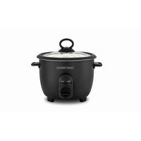 REISKOCHER 400W, 1 Liter Garraum - Schwarz, Basics, Glas/Kunststoff (24/25,5/24cm) - GOURMETMAXX