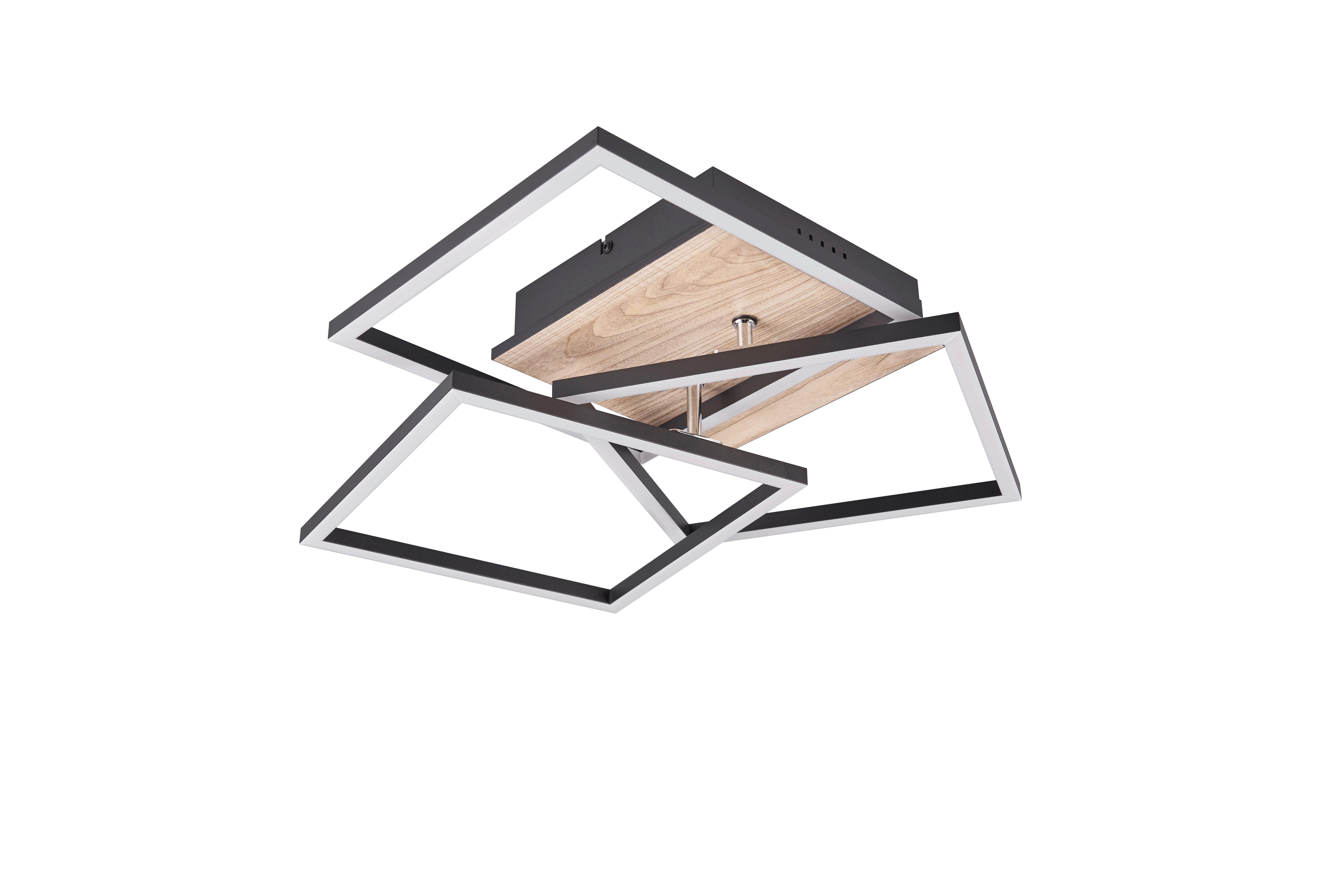 LED-Deckenleuchte R62883135 mobile - Braun, Design, Kunststoff (39/42/10cm)