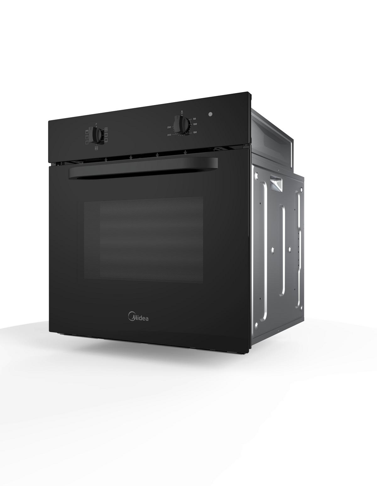 Backofen Mbo65m40m0-Bk - Schwarz, Basics, Metall (59.5/59.5/57.5cm) - Midea