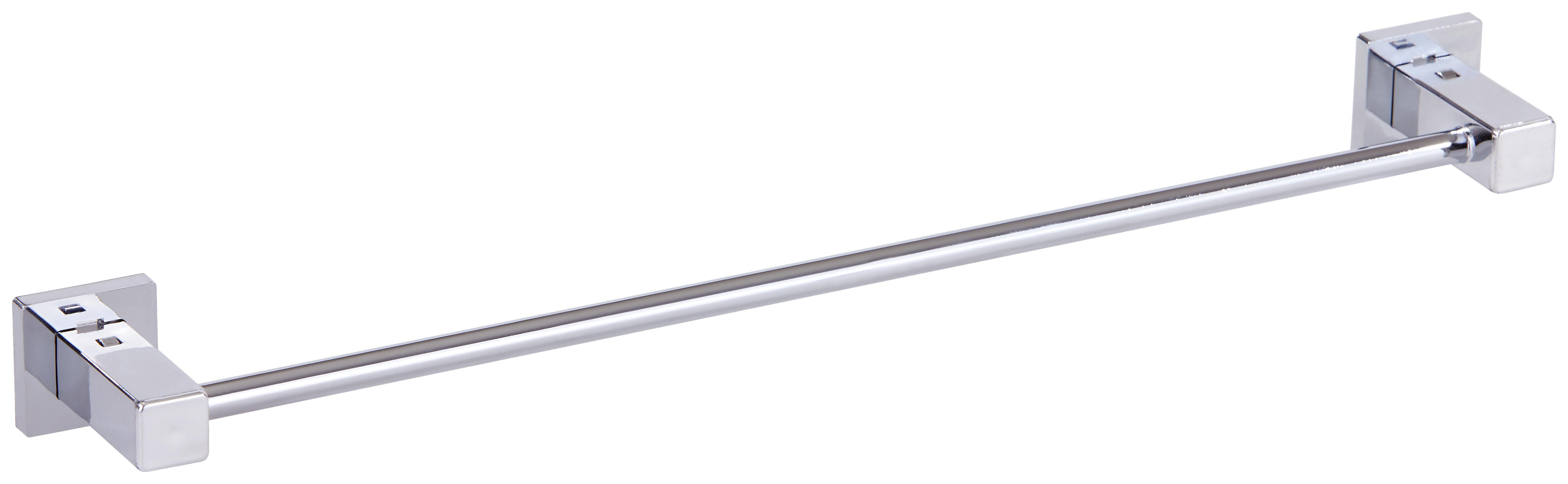 Handtuchhalter Hanger - Chromfarben, KONVENTIONELL, Metall (40/1,8/5cm) - Homezone