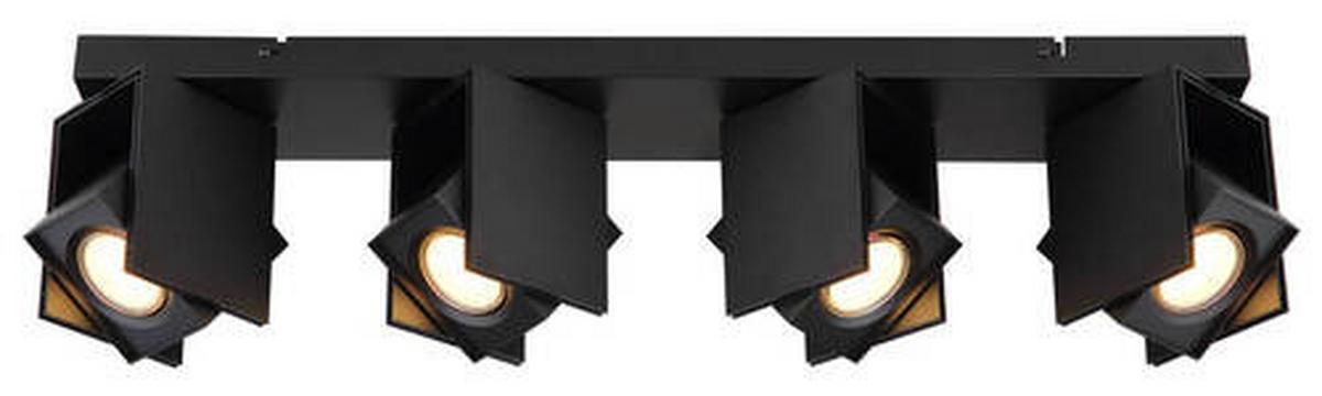 Strahler 57650-4 - Schwarz, Design, Metall (61,2/8,4/15,7cm) - Globo