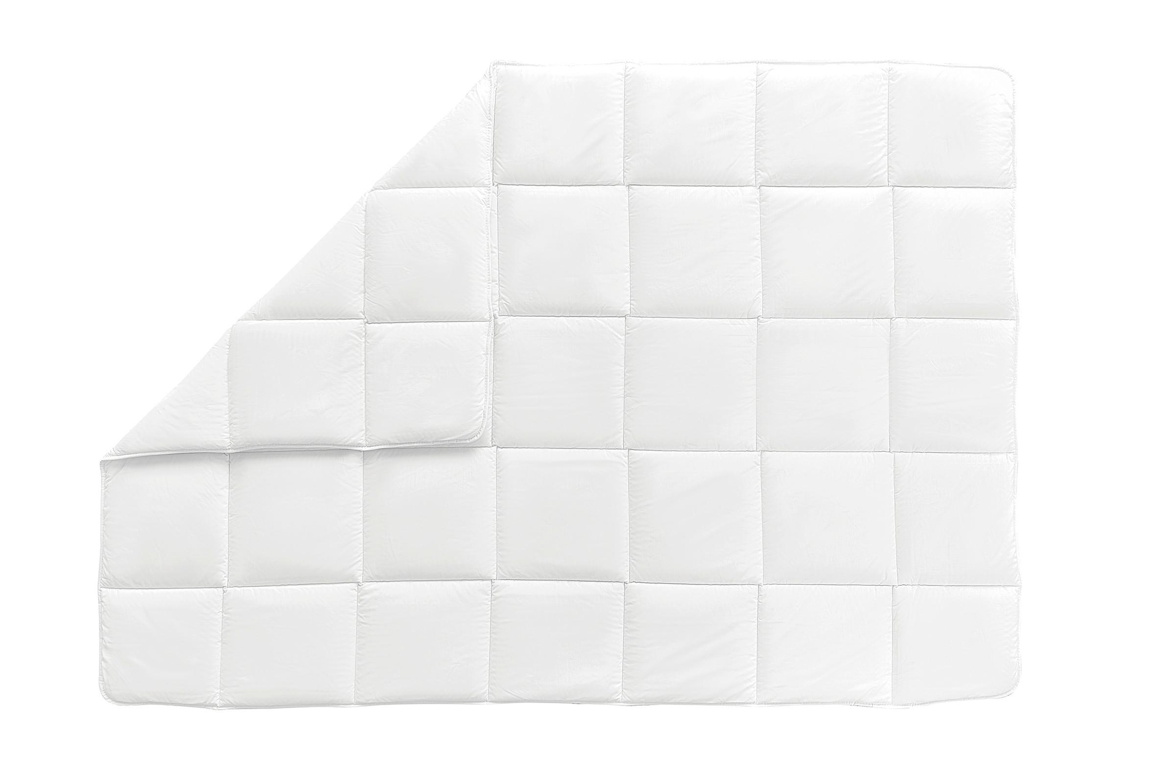 Bettdecke Corbell Silikonize - Weiß, Basics, Textil (200/200/7cm) - Yatas