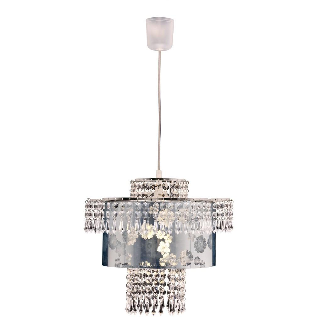 Hängeleuchte Fancy H: 155, 5 cm 1-Flammig - Chromfarben, Trend, Metall (32/155,5cm) - Näve